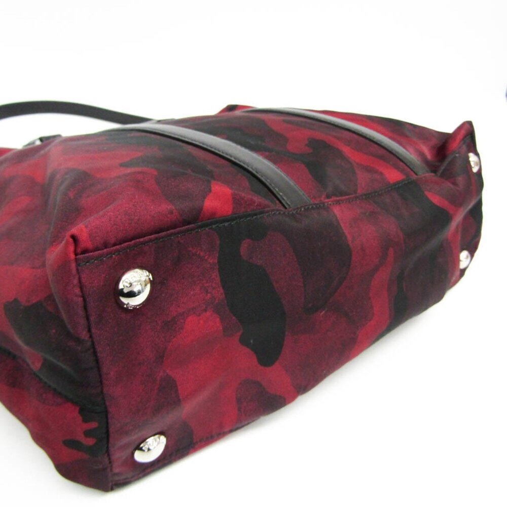 PRADA Red Leather Shoulder Bag - Picture 5 of 15